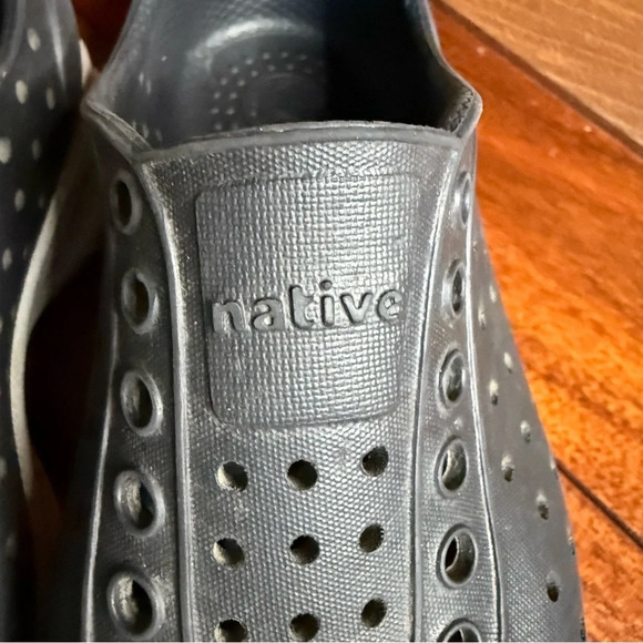 Black Perforated Water Shoes with Gum Outsole - Picture 6 of 12